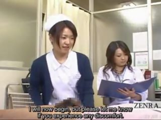 Subtitled riietes naine paljaste meestega jaapani milf medico ja meditsiiniõde käsitöö